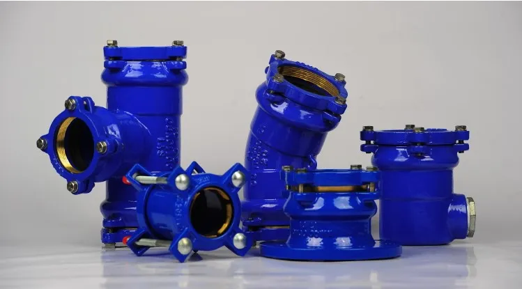 Pipeline Product Factory ISO2531/En545/En598 Fbe Coated Dci Ductile Iron Pipe Fitting for PE Pipe