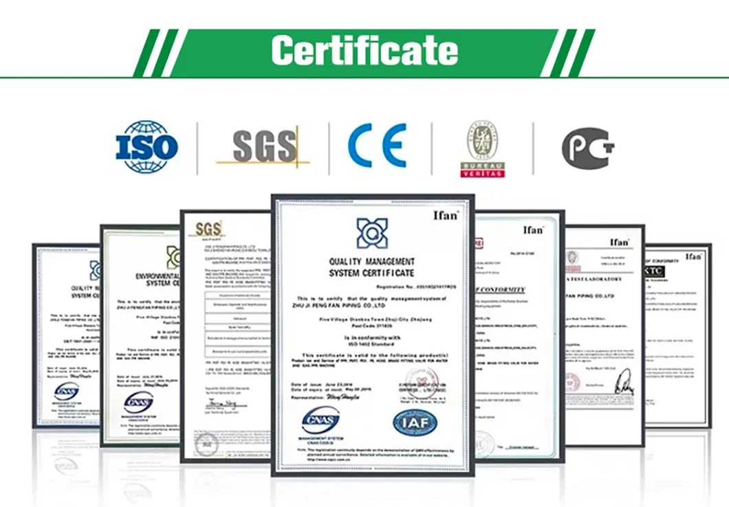 Ifan High Quality UPVC Pipe Fitting ASTM 2665 PVC Pipe Fitting Tee UPVC Fitting