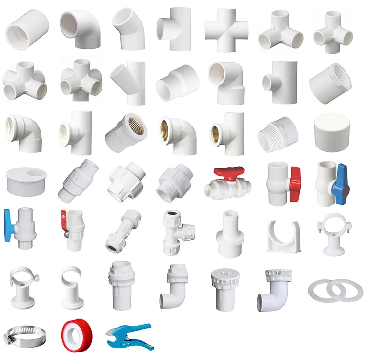 ASTM D2665 Standard Plastic (UPVC/PVC) Pipe Fittings for Dwv Drain Water with NSF/Upc (ELBOW, TEE, Y-EE, SOCKET etc.)