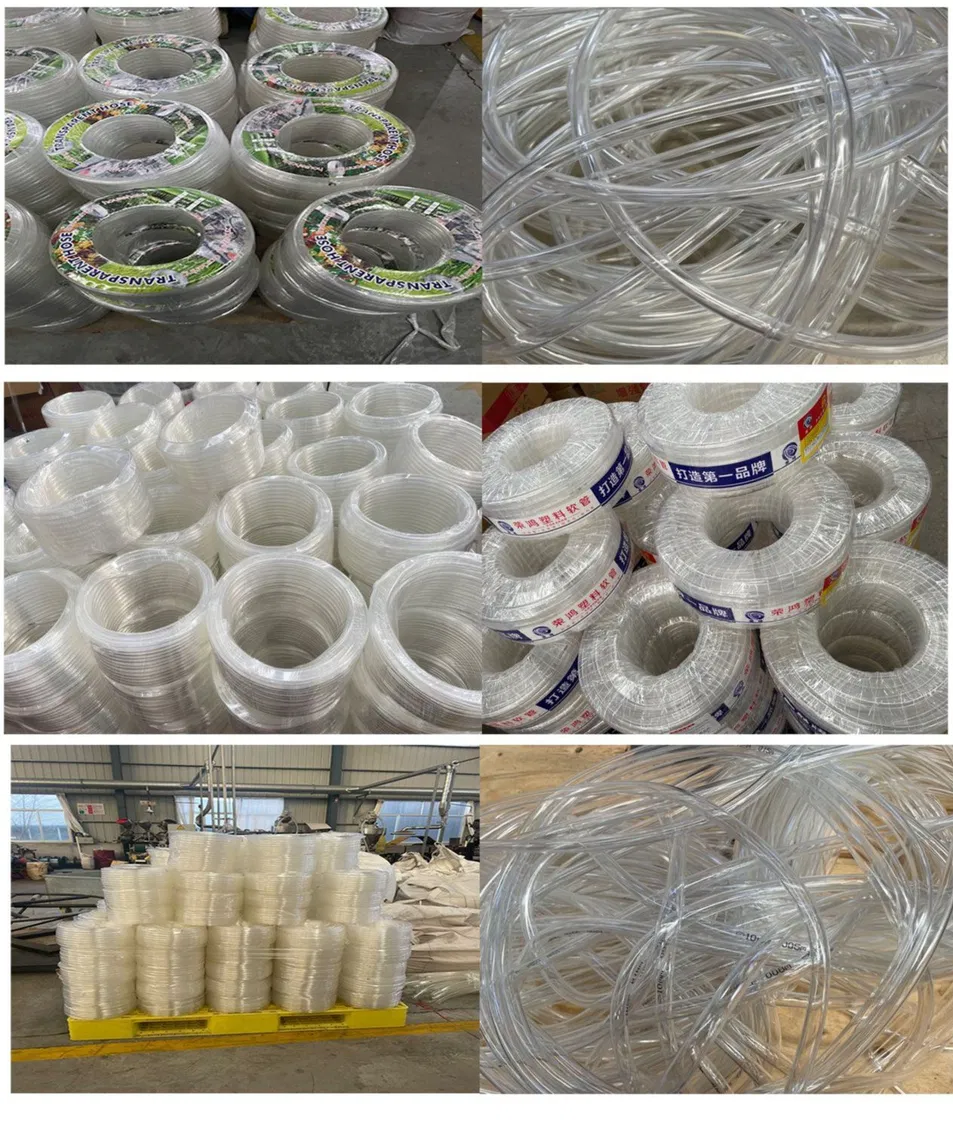 Small Water Flow Transparent PVC Soft Water Pipe for Industry and Aquaculture