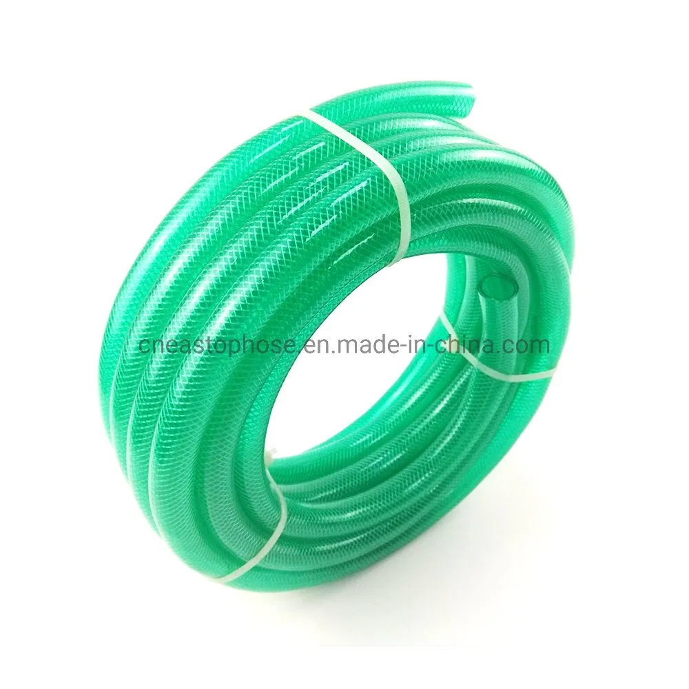 Clear Braided Reinforced Plastic Tubing PVC Hose Pipe