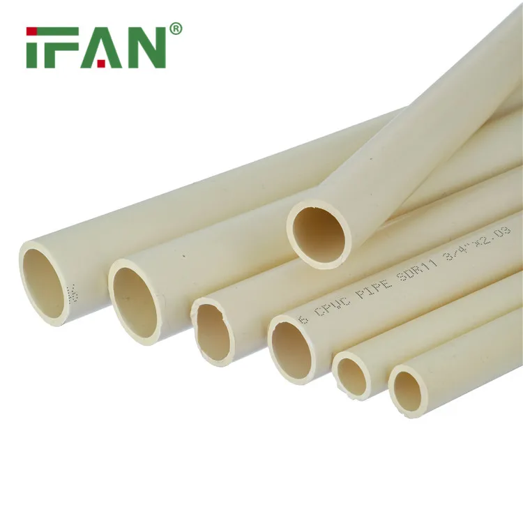 Ifan Hot Selling 1/2" - 1" Plastic Water Pipe Manufacturer PVC Piping Price List CPVC Pipe