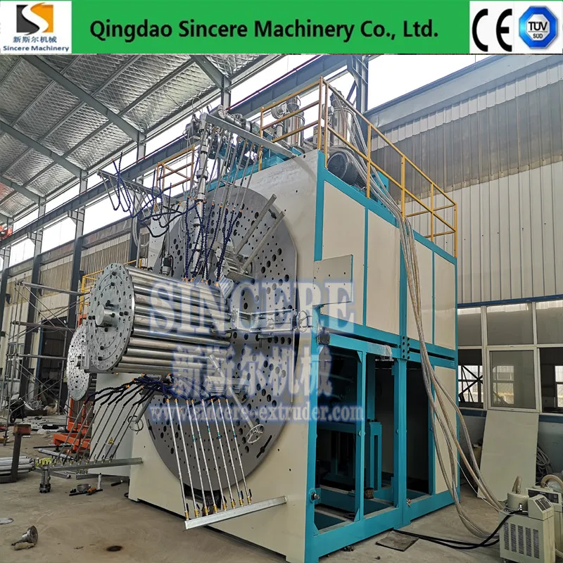 HDPE/PP Hollow Double Wall Spiral Winding Pipe Extrusion Production Machine DN2200 DN3000 DN4000