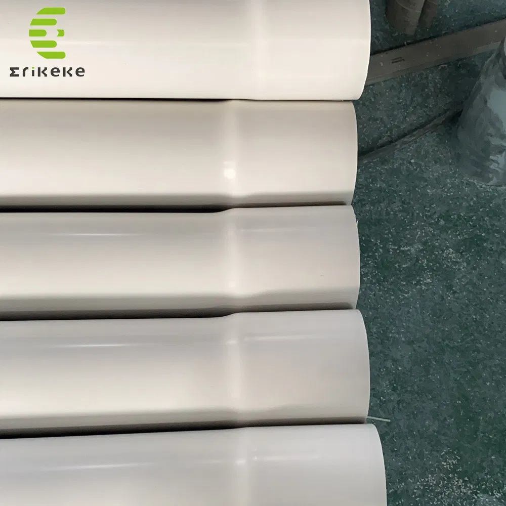 Factory Direct Sale Bell End Water Supply Food Grade Water Well PVC Casing Tubes White Color 6 Inch 
