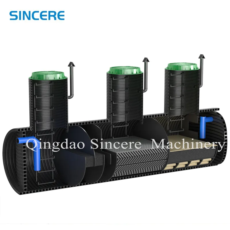 HDPE Inner Rib Enhanced Corrugated Pipe Production Line, Double-Walled Spiral Machine