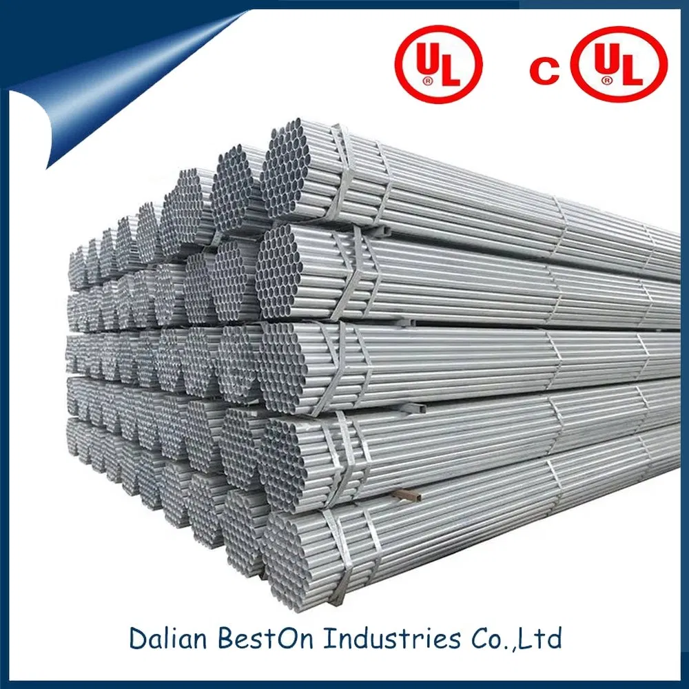 Heavy Duty 1/2" X 10' Metallic EMT Conduit Pipe for Electrical Protection in South America&