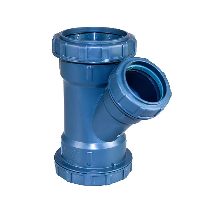 Sewage Long Lifespan PVC Stainless Steel Polypropylene (PP) Ultra-Quiet Pipe Fitting