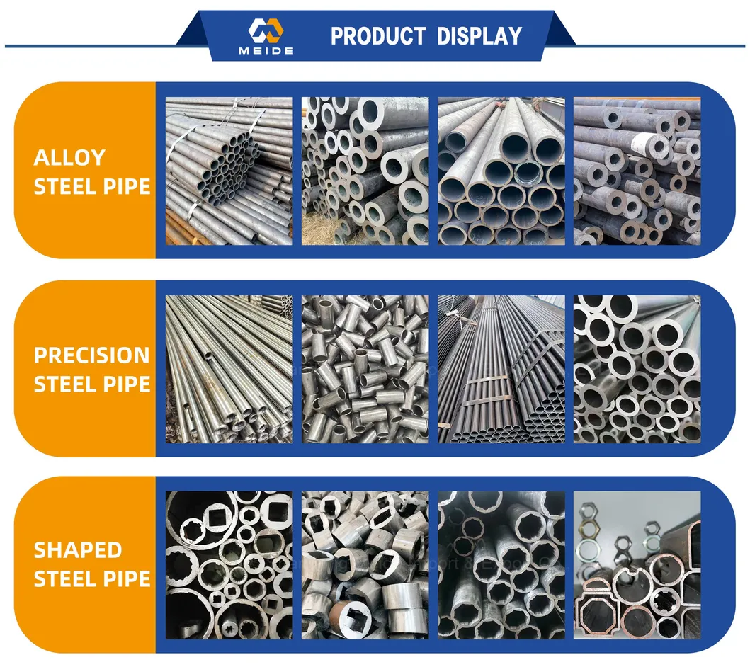 Precision Alloy Steel Seamless Pipe Tube 1.3505 52100 4130 4140 30CrMo Seamless Steel Pipe with Petroleum Pipe Power Tube