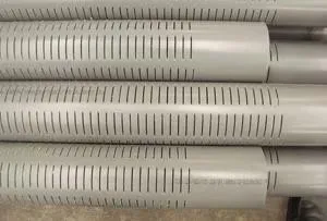 Factory Outlet Slotted PVC Borewell Filter and Screen Pipe PVC Casing Well Pipe