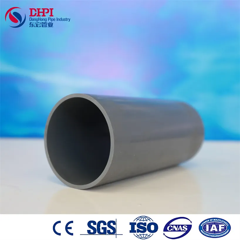 Lightweight and Durable PVC-M Water Supply Pipe ASTM Gray Stable Quality Water Supply in Industrial 