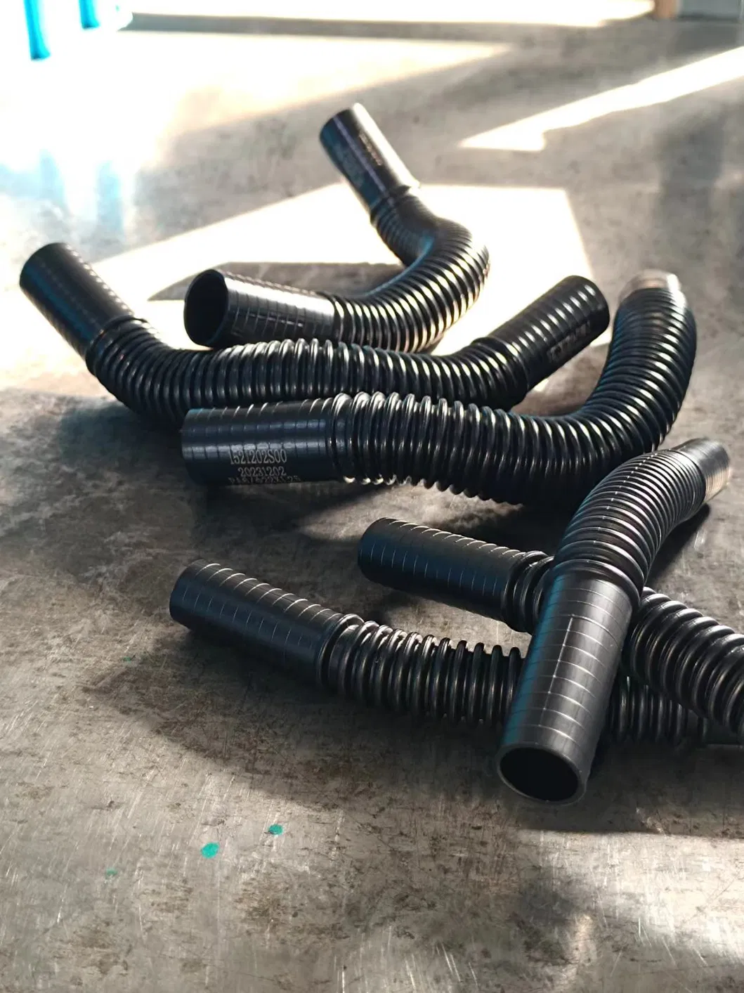 Corrugated Pipe Electrical Wire Protection Flexible Plastic Conduit Options in PP, PE, PVC, and Nylon