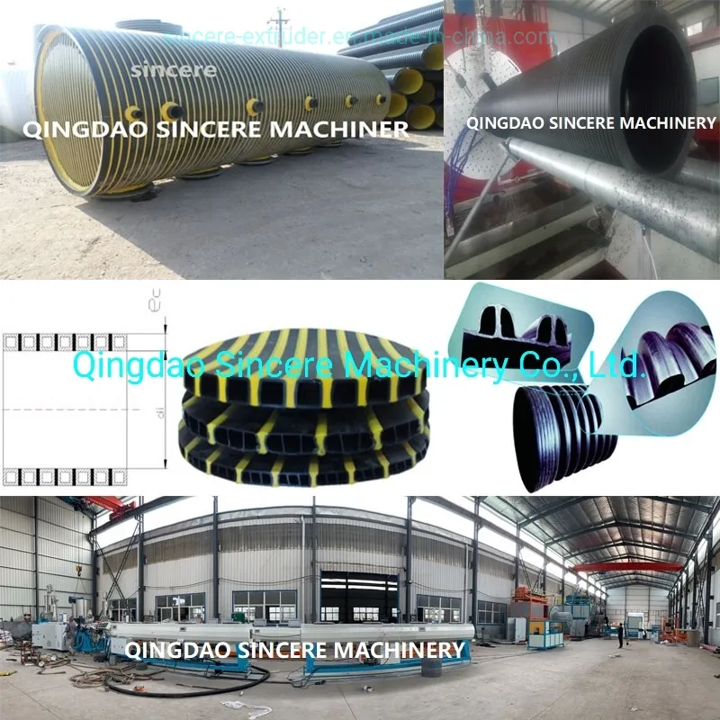 Polyethylene Structural-Wall Spirally Twisted Pipe Extruder and Extrusion Line