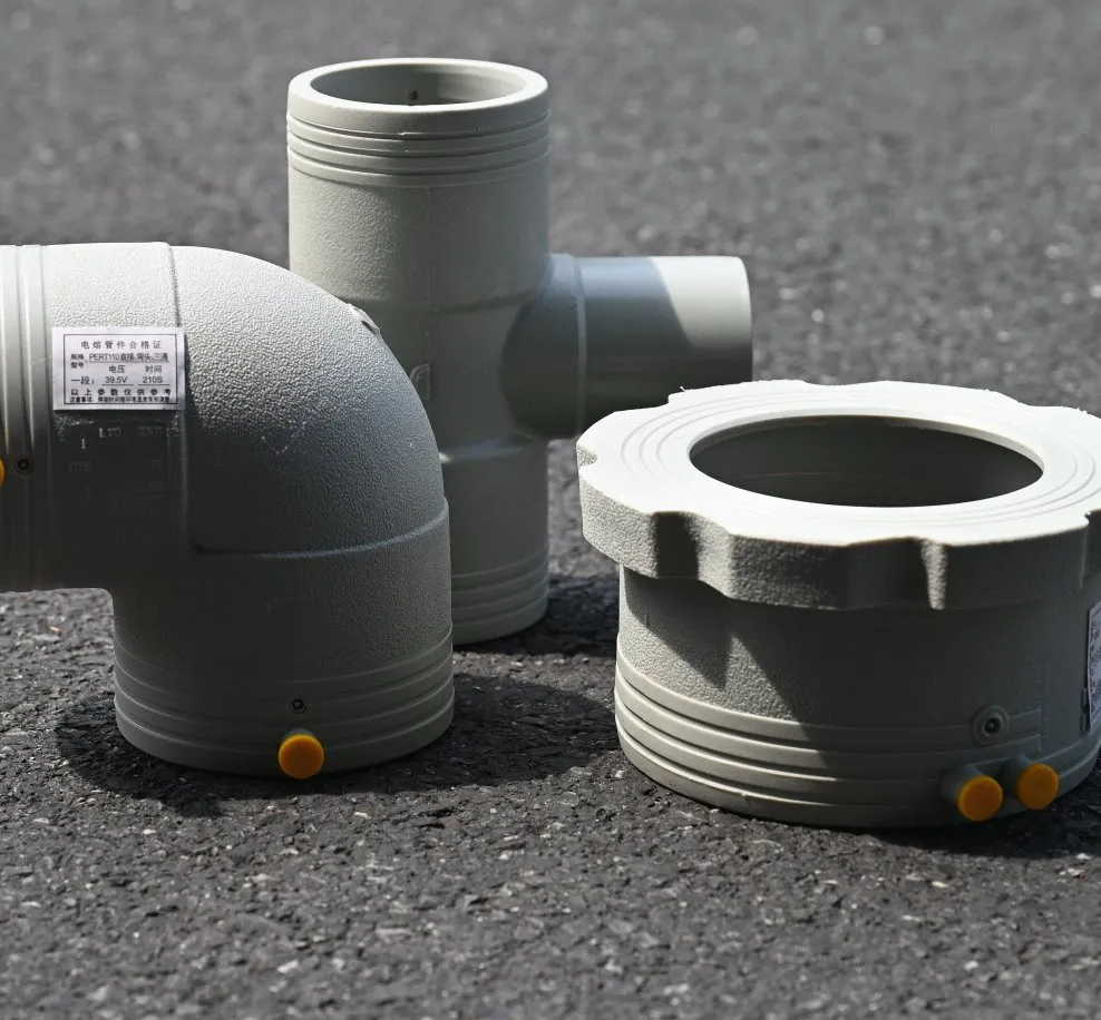 Heat Resistant Precision Tee Fitting PE-Rt II Electrofusion Pipe Fittings for Building Heating