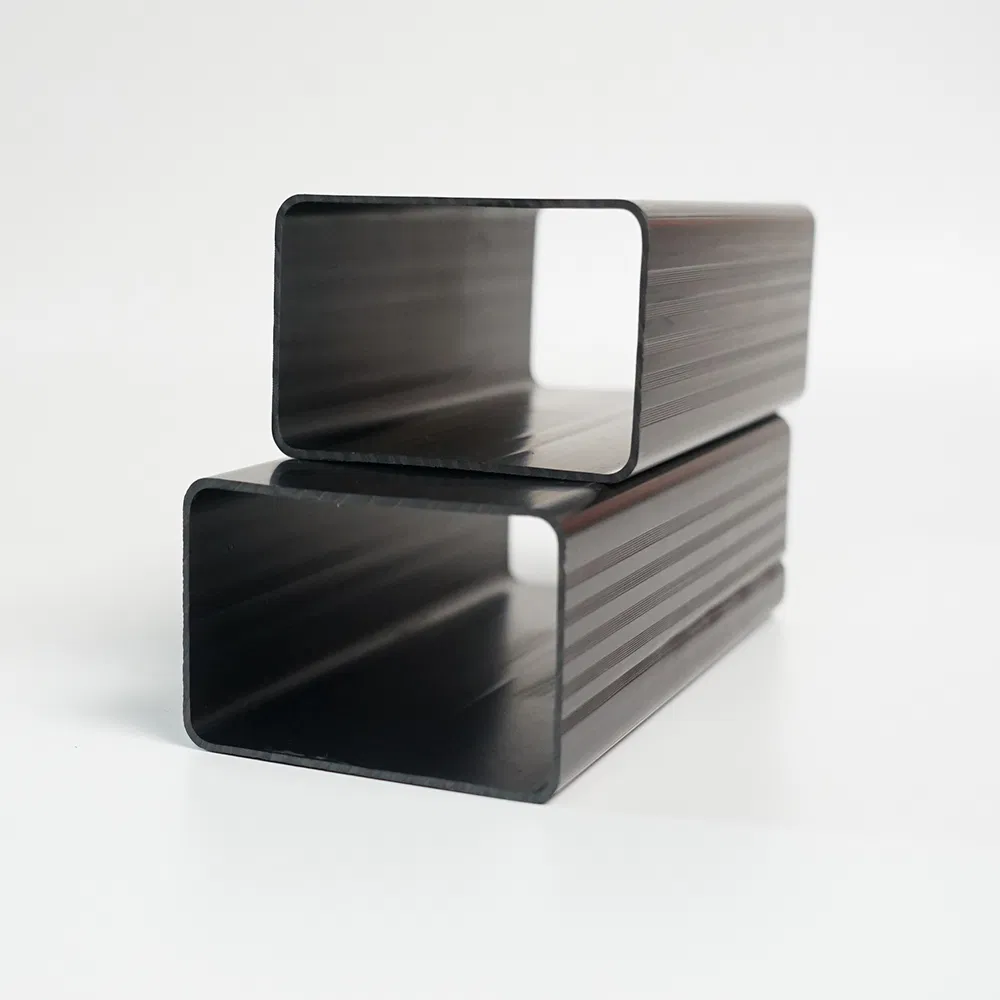 Customizable Smooth Surface Plastic Rectangular Tubes Square PVC Pipe for Decoration