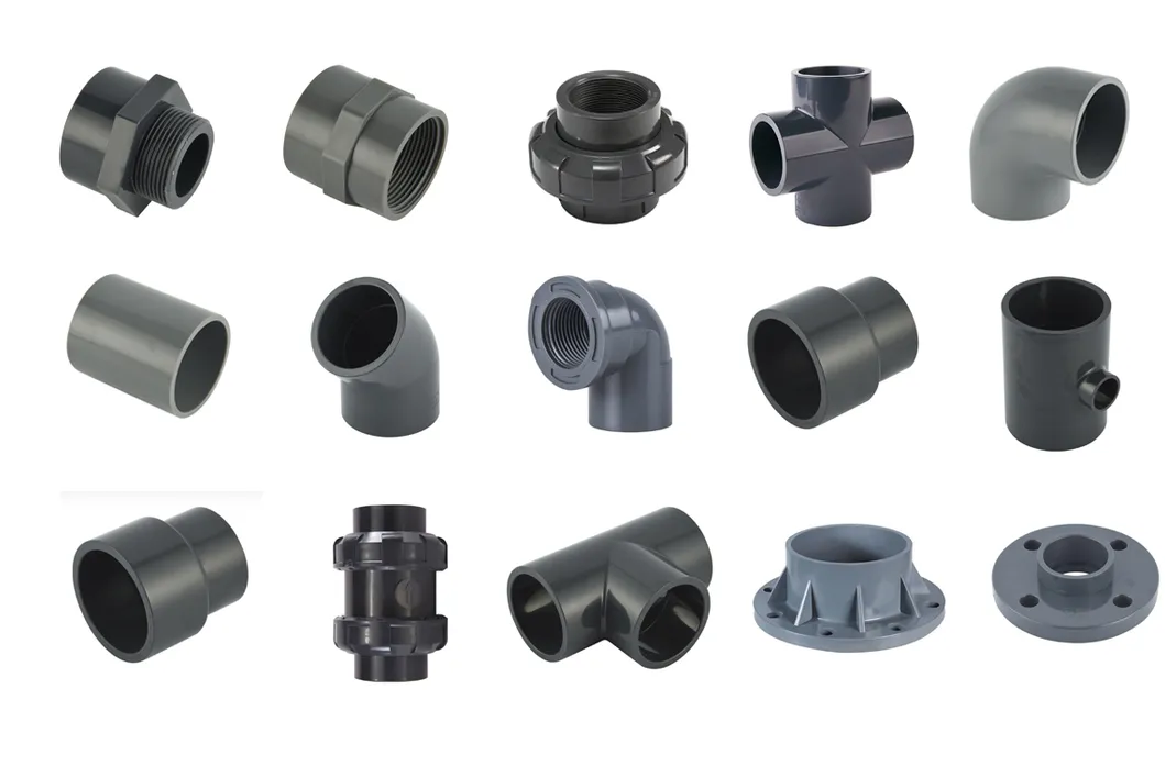 Corrosion-Resistant Sch40 PVC Fittings for Residential and Industrial Use