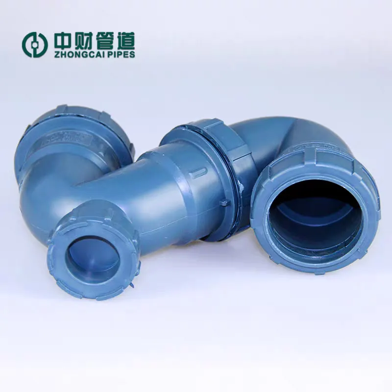 Engineering Transformation Project Excellent Sound Insulation PVC Food Grade Stainless Steel Pipe Fi