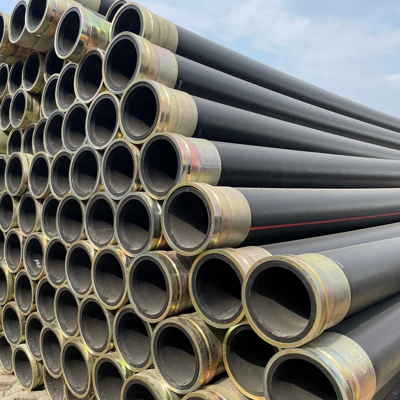 PE100 RC HDPE Pipe for Mining Water Supply and Dewatering Pipeline Systems with High Strength Perfor