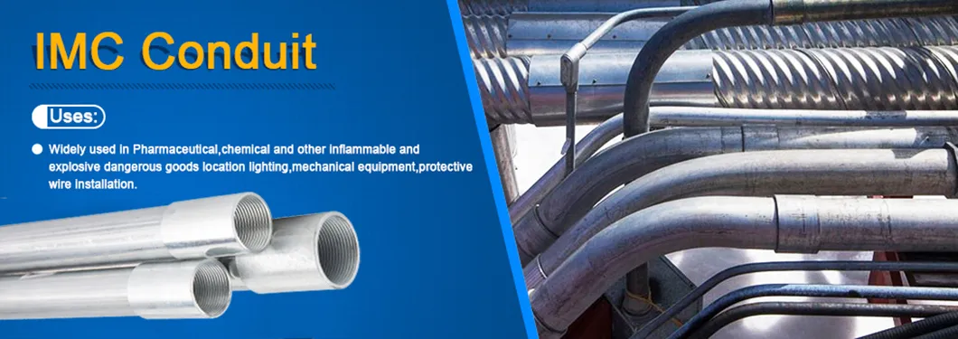 UL ANSI C80.6 Hot DIP Galvanized IMC Conduit