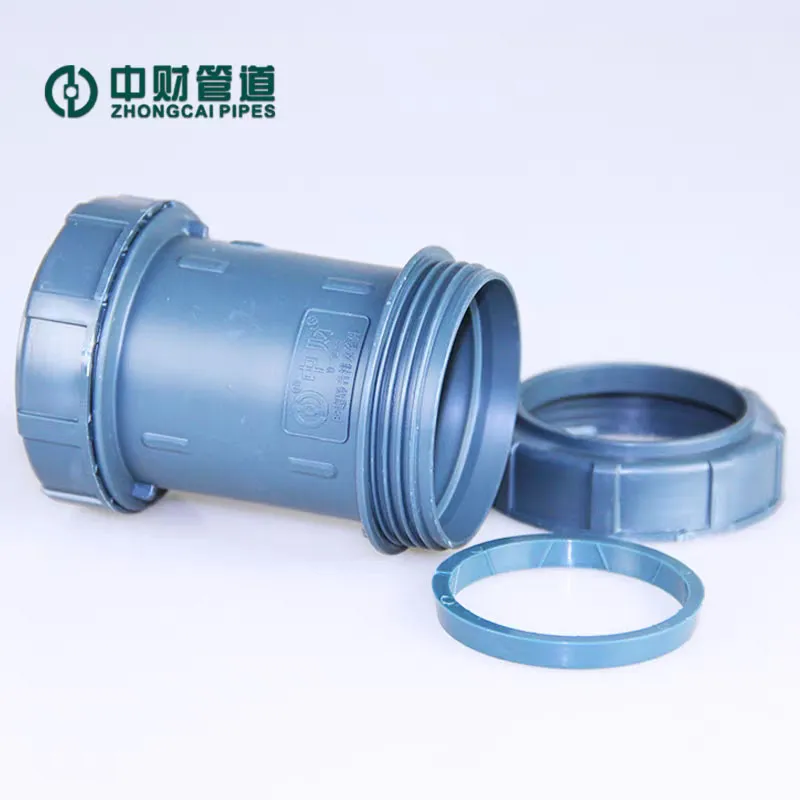 Villa Community Long Lifespan PVC Stainless Steel Polypropylene (PP) Ultra-Quiet Pipe Fitting