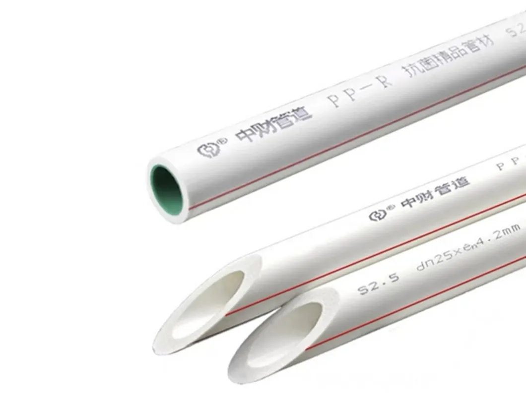 Zhongcai PPR Blue Orange Plumbing System Hot and Cold Water Pipe Tube