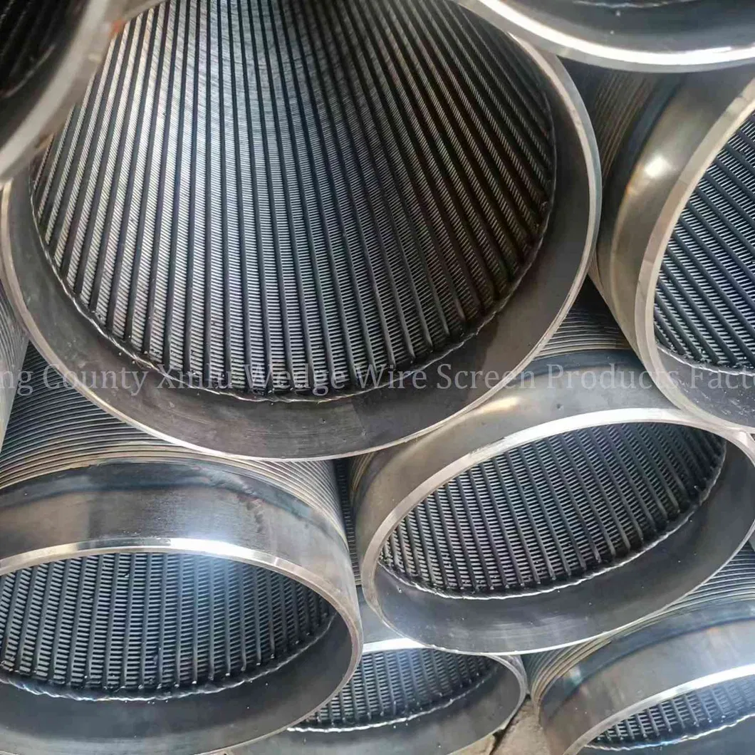 Galvanized Q195 Q135 Wire Wrapped Water Well Screen Pipe