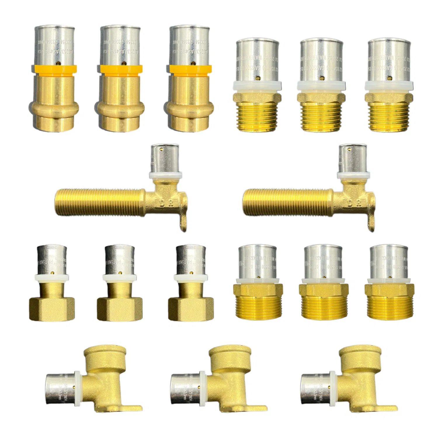 Stainless Steel SS316 SS304/ Brass Pex Pipe Fittings Tee Elbow Coupling Adapter for Plumbing System