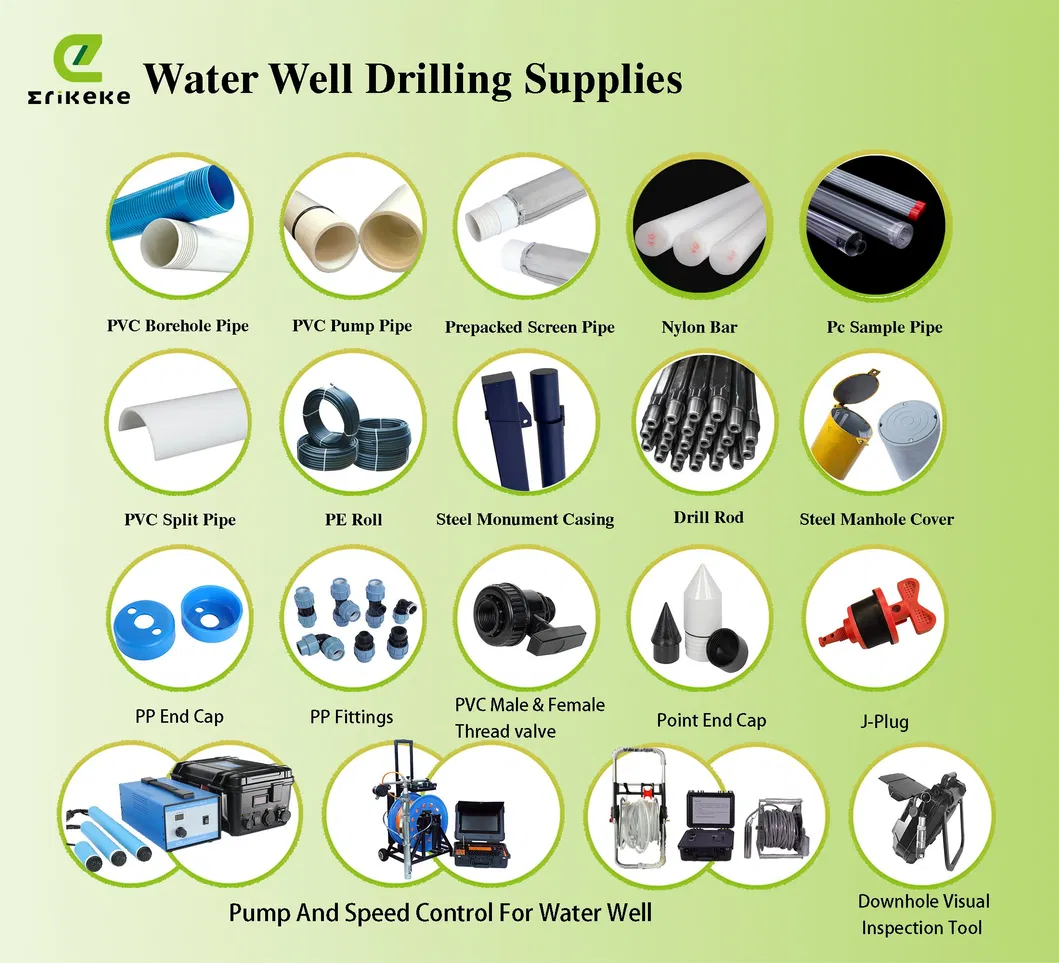 Factory Sales Deep Well PVC Casing Pipes and PVC Water Well Screens