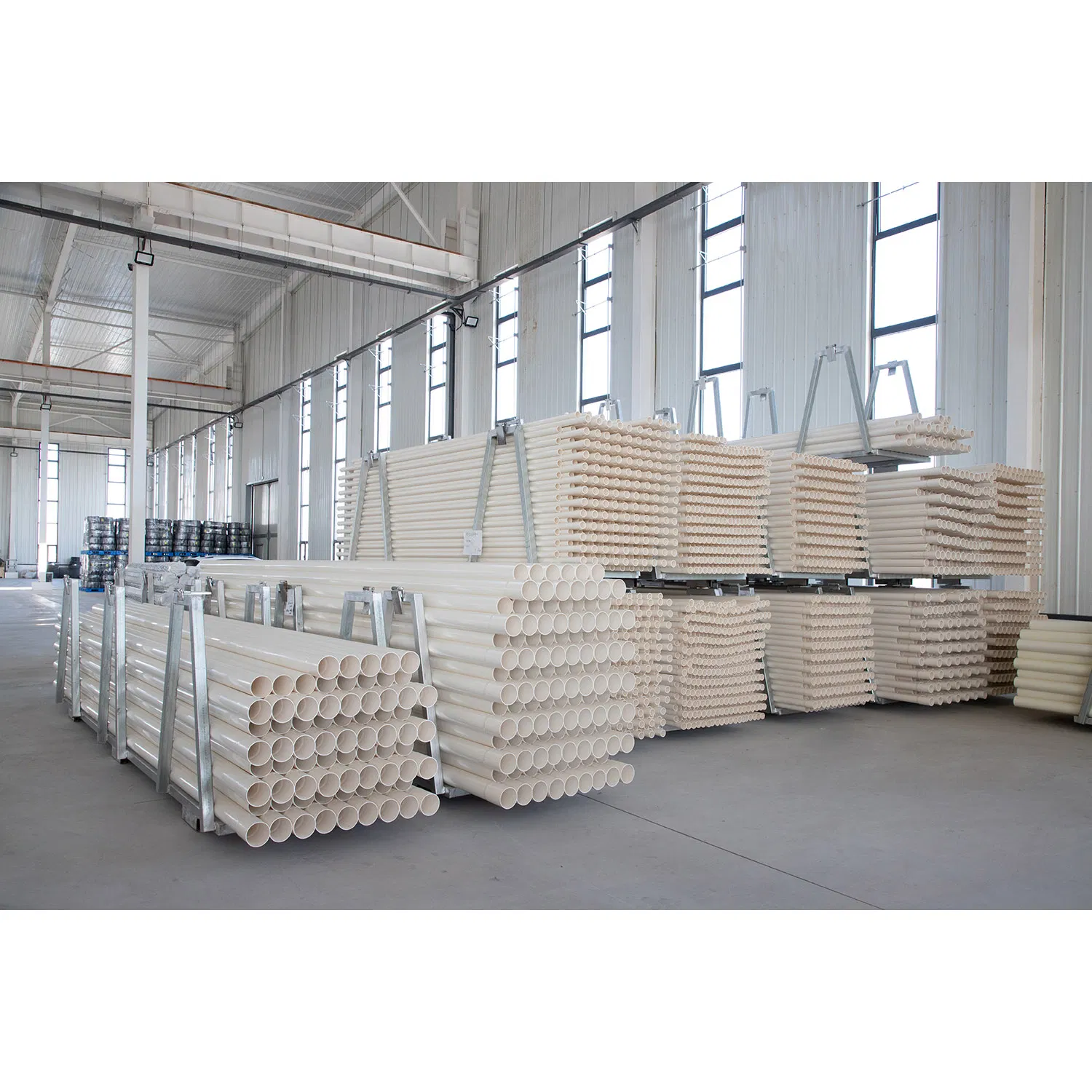 Plastic Water Pipe 6 Inch PVC Pipes Pn10 White Pipe for Irrigation