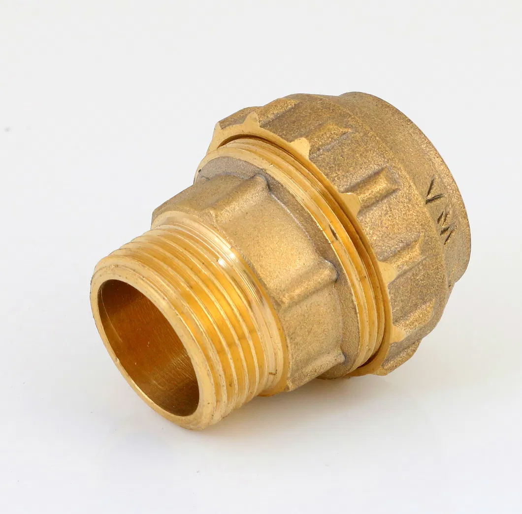 Compression Tube Fittings China Brass 16mm PE Pipe Fitting Equal Reducing Tee