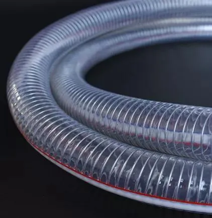 3/4/5/6/8 Inch Flat Type Suction Hose Corrugated Flexible Pipe Hose PVC Water Suction Pipe