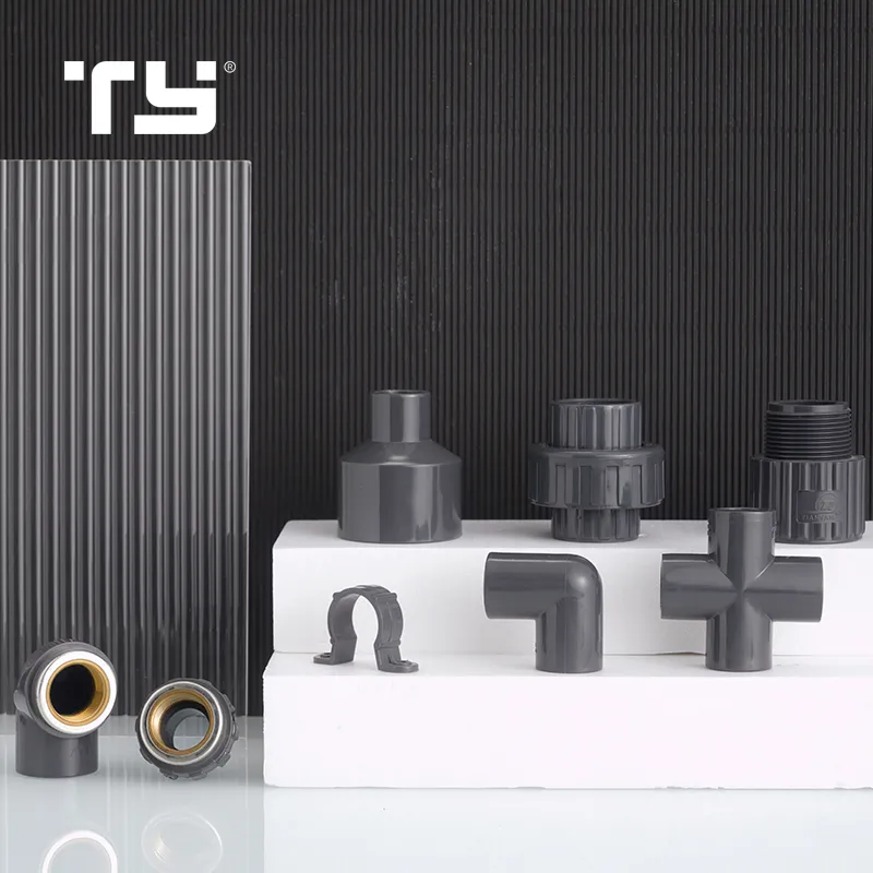 ASTM Sch80 CPVC / PVC Plastic Cap High Pressure Pipe for Hot and Cold Water Offer OEM (tee elbow ada