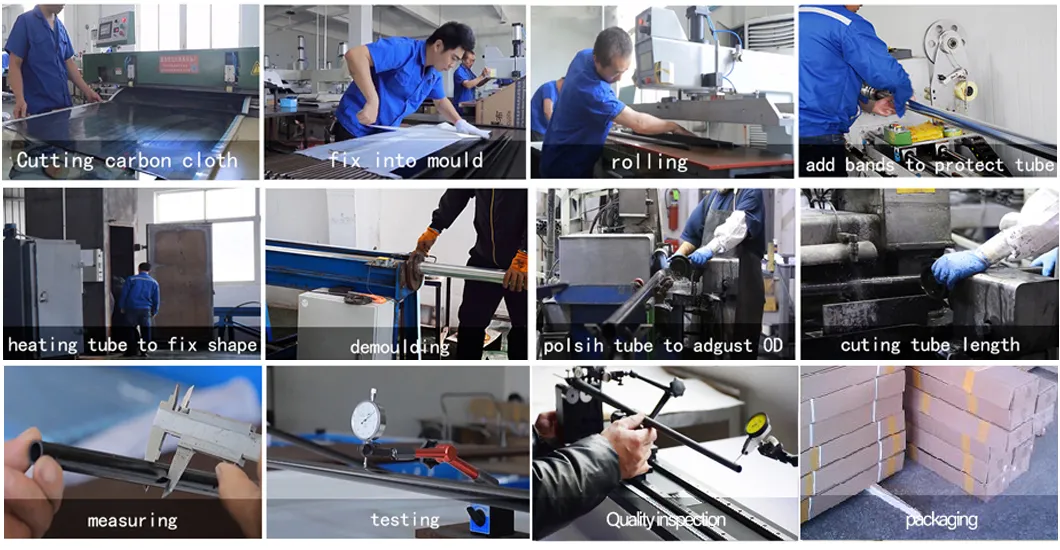 Carbon Fiber Thread Tube High Modulus Winding