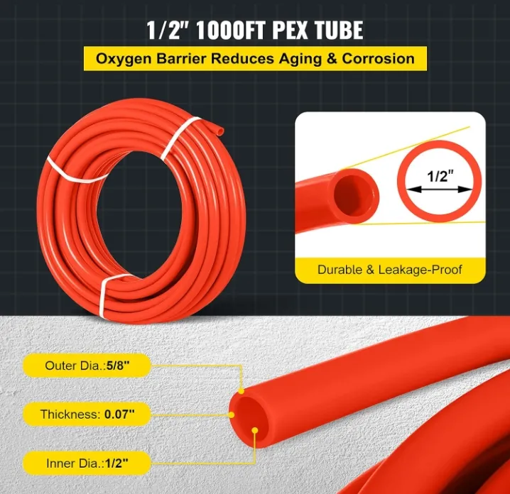 NSF Certified 16*2.2mm Black Pex Pipe - American Standard Plastic Water Supply Tubing En ISO Compliant