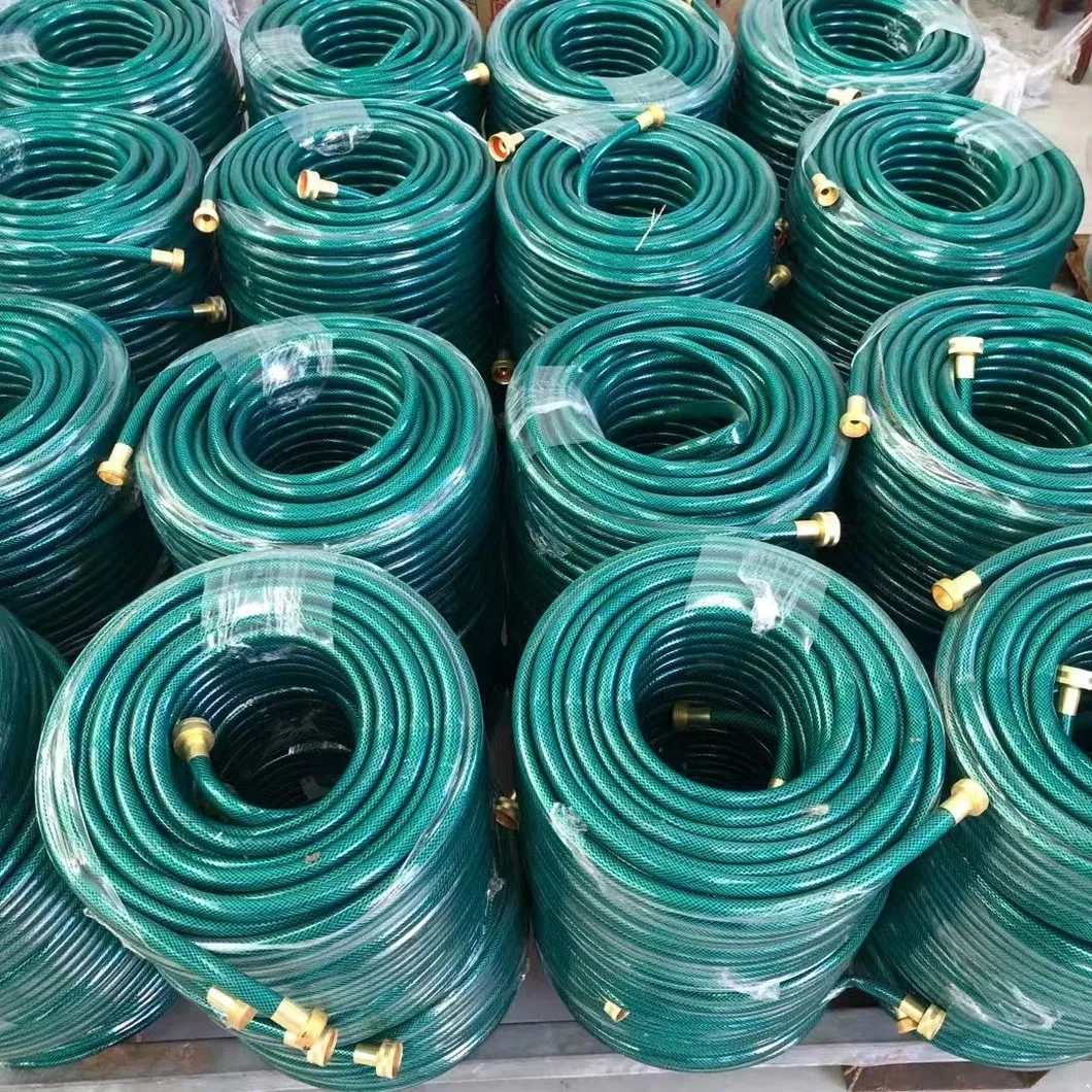 High Pressure Flexible Air Hose 8.5*14mm 200bar Agriculture Chemical Spraying Weaved PVC Spray Hose Pipe