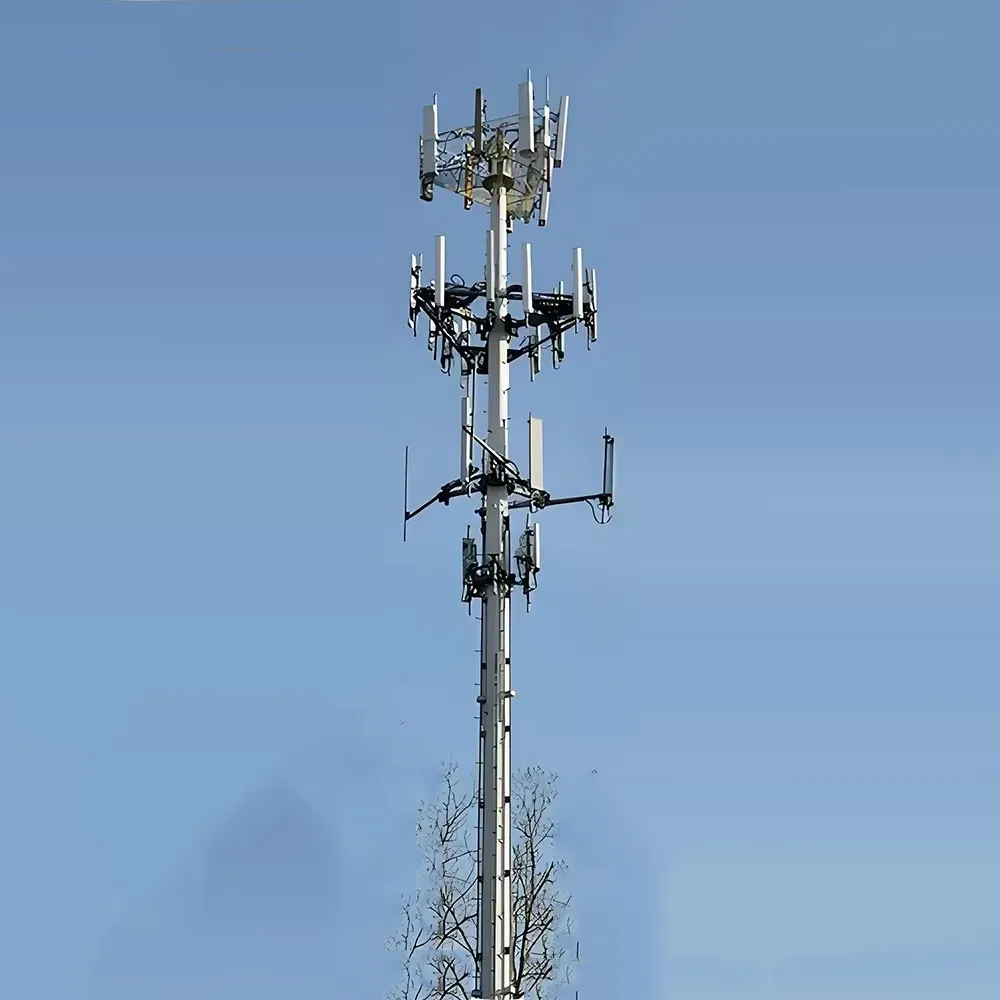 ISO Approved New Xinyuan 12032*2352*2352 Standard Mobile Antenna Single Pole Tower