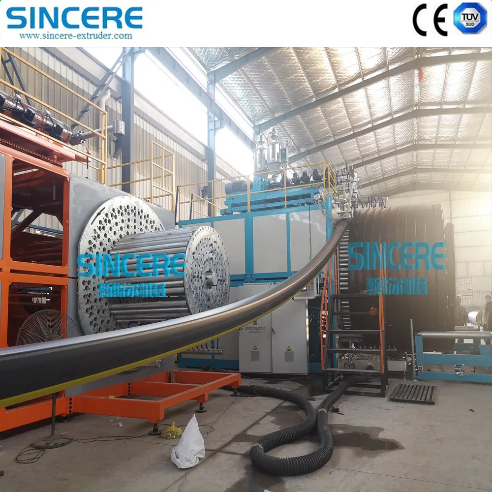 PE/PP/PP-H Spiral Winding Pipe Manufacturing Equipment Machinery