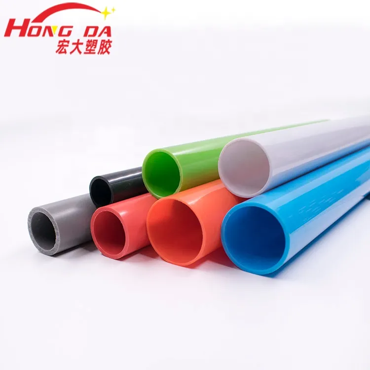 Customized High Temperature Resistant Flame Retardant PVC ABS PP PE Plastic Extrusion Pipe