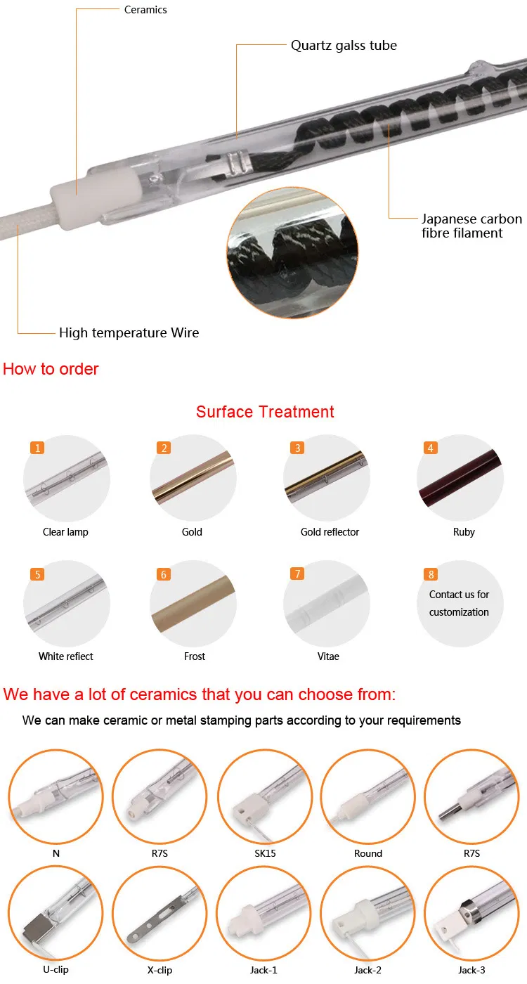 Premium Infrared Heating Tubes for Effective Physiotherapy Sessions