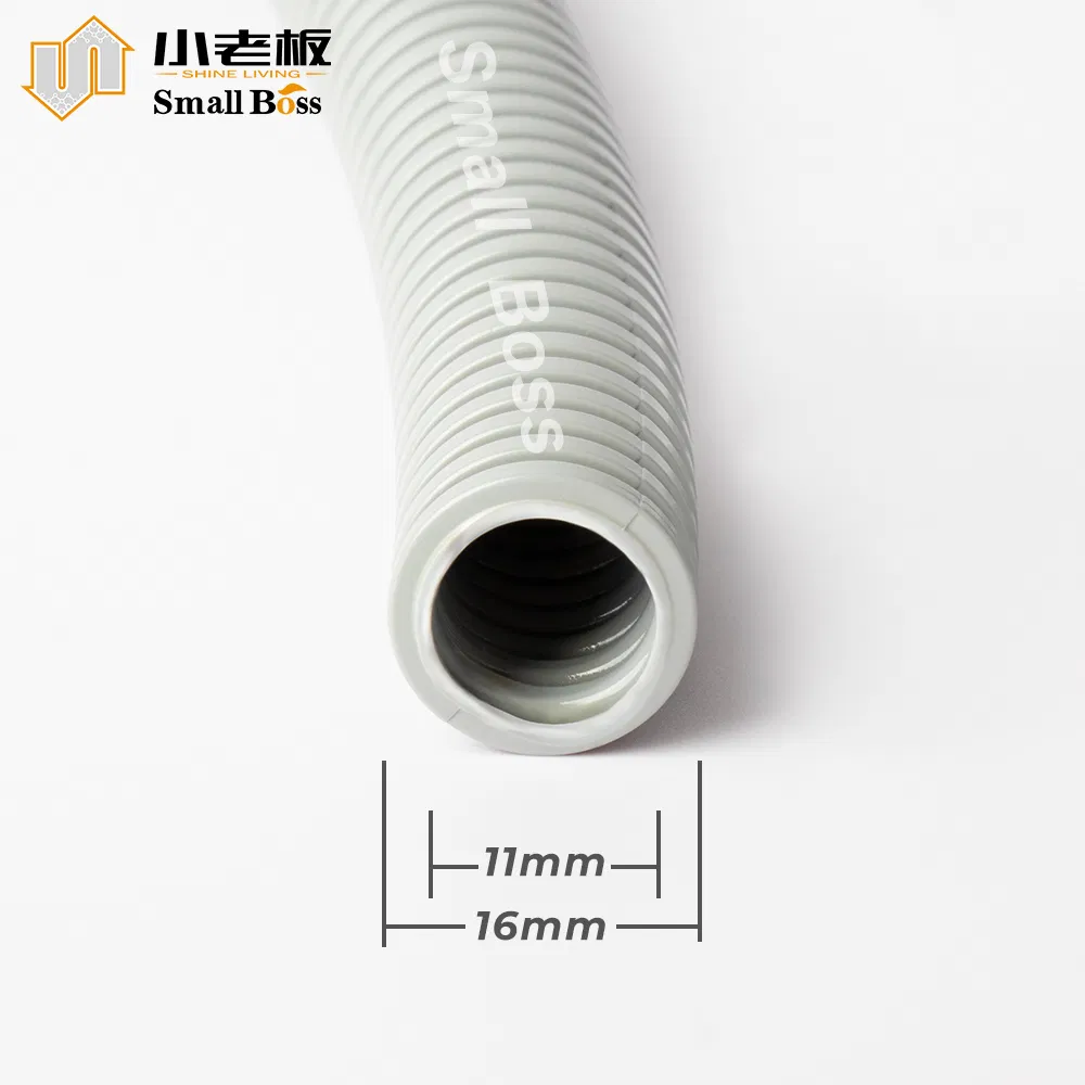 Flexible PVC Corrugated Pipe for Electrical Cable Protection / Drainage