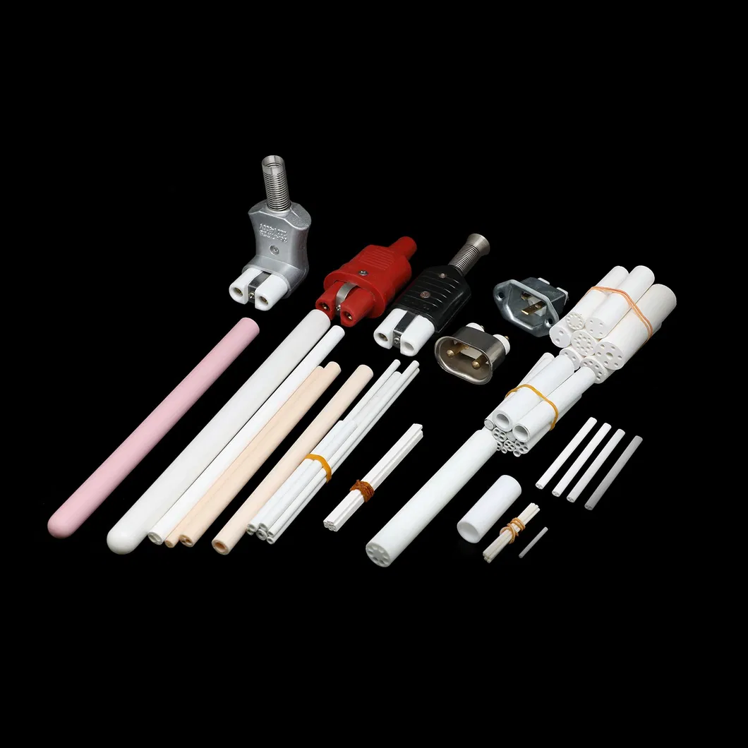 1600c Alsint 99.7% Alumina Al2O3 Ceramic Pipe for Thermocouple Production