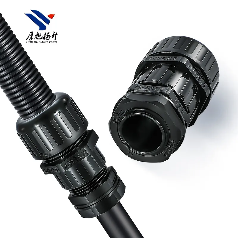 China Manufacturers Ad18.5-NPT 1'2 PA66 Internal Thread Pipe Fitting Waterproof Connector