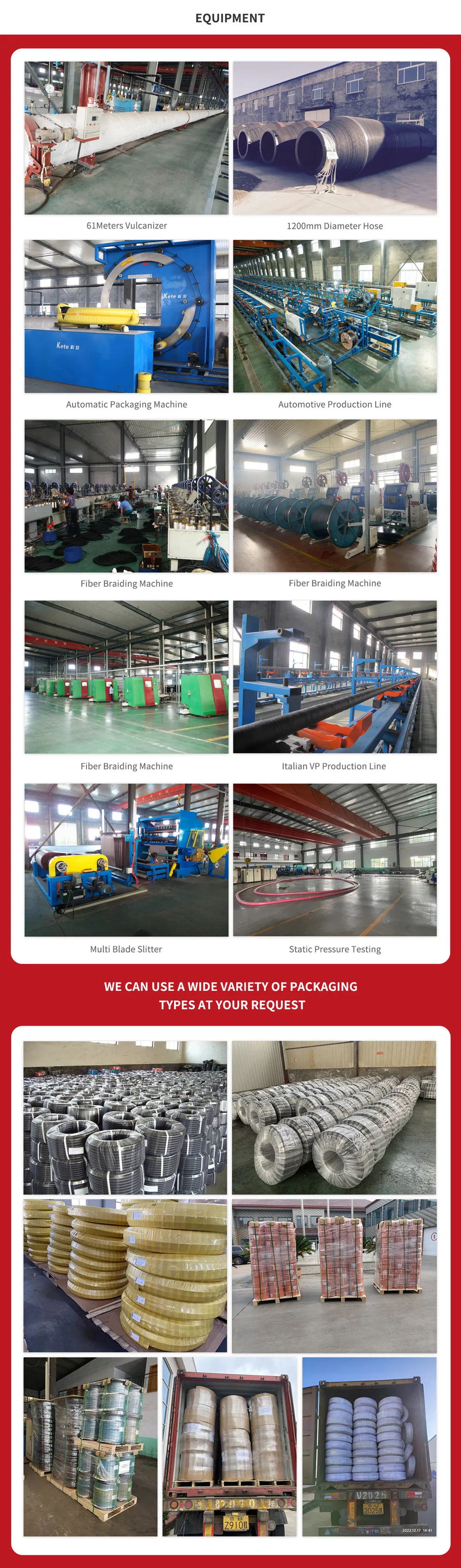 Abrasion Resistant Low Price NR Rubber Tubing for Abrasive Materials-No Pressure Industrial Rubber Hose