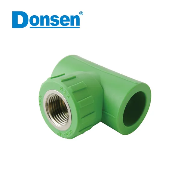 Green Donsen PPR Fittings for Aggressive Fluid Transport