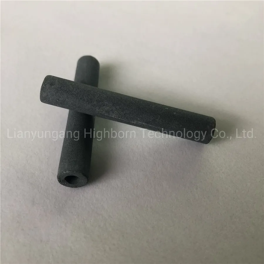 Porosity Customizable Porous Sic Ceramic Filtration Tubes Liquid Filter Pipes
