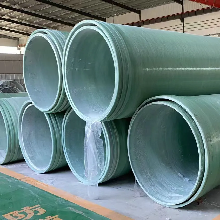 Large-Diameter Fiberglass Reinforced Plastic Pipe Spiral Sand-Filled Pipe Manufacturer - Available i