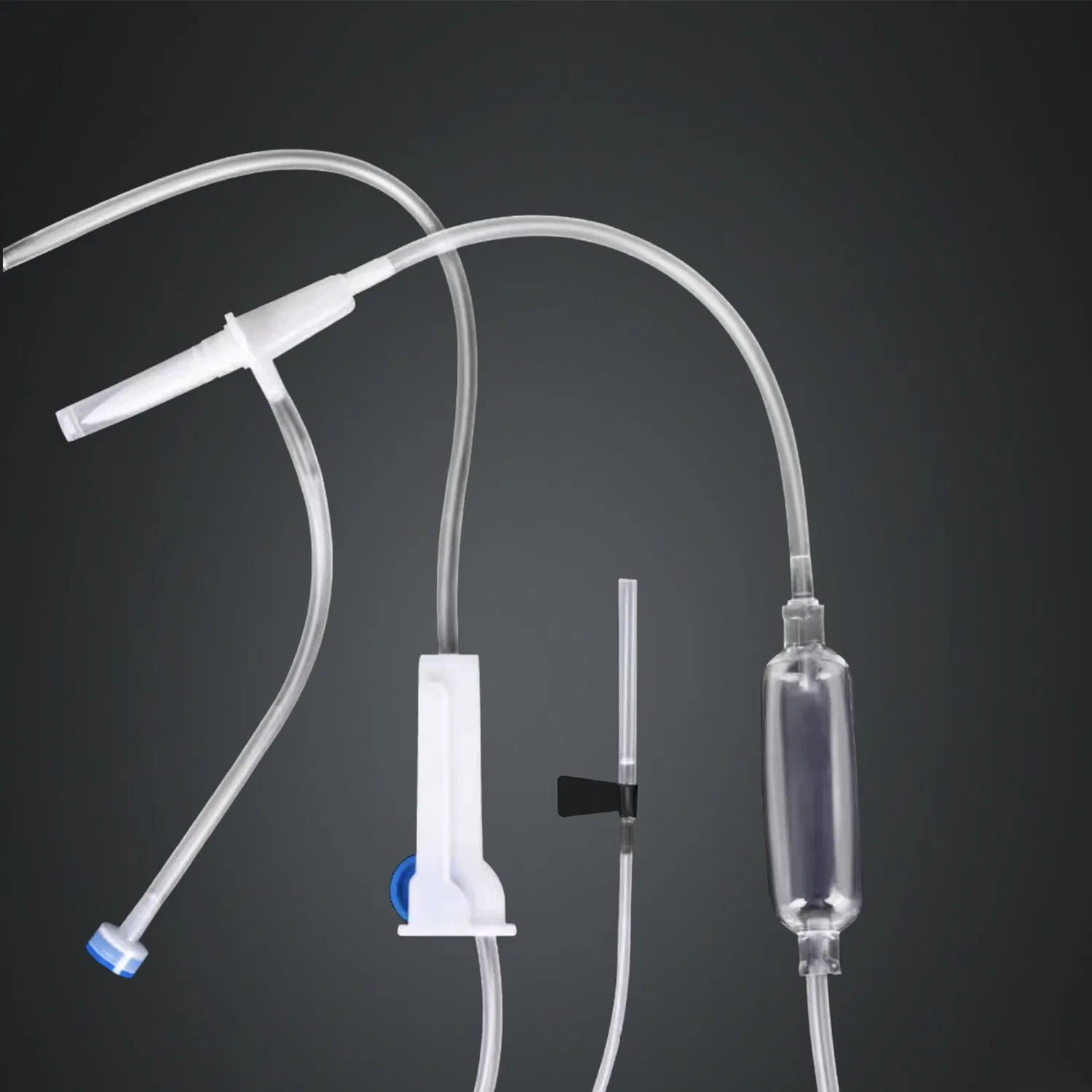 Disposable Sterile IV Medical Infusion Set with Needle CE, ISO