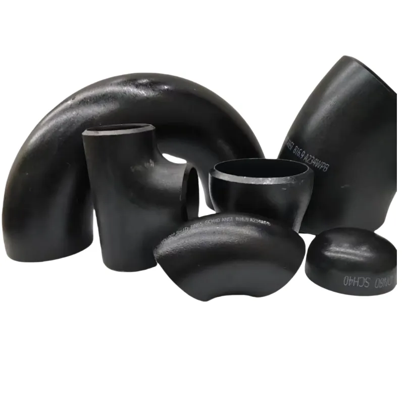 ANSI Butt Welded Carbon Stainless Steel 304 316 Seamless Tee Reducer Cap Tube 45 90 180 Degree Lr Eq