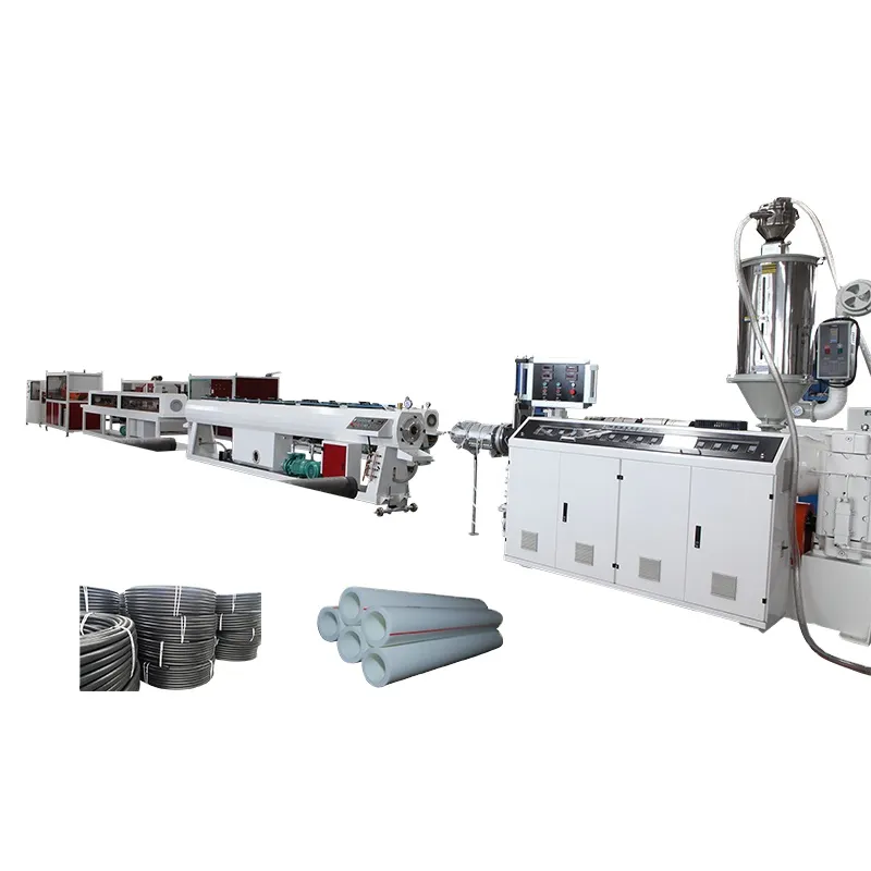 High Efficient 110/400mm Plastic PE Tube Pipe Making Machine Single Screw Extruder HDPE Pipe Product