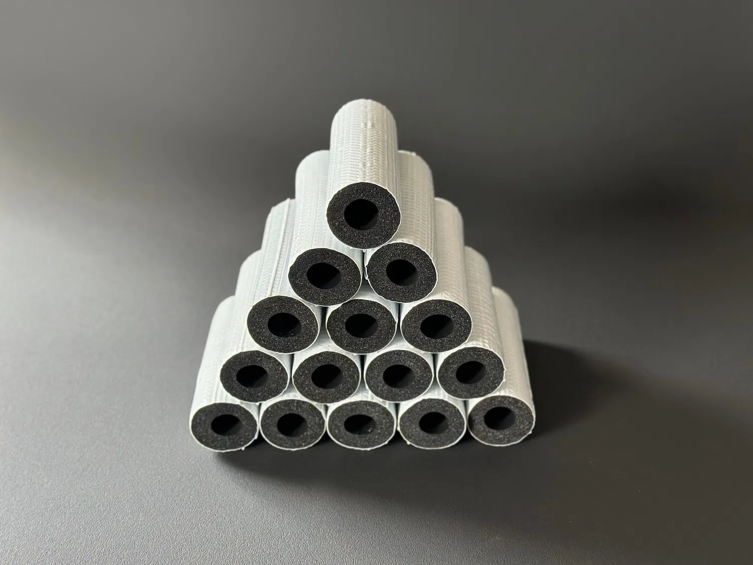 Fireproof NBR Rubber Foam Insulation Pipe with Film UV Resistance Good Quality Insulation Pipe with