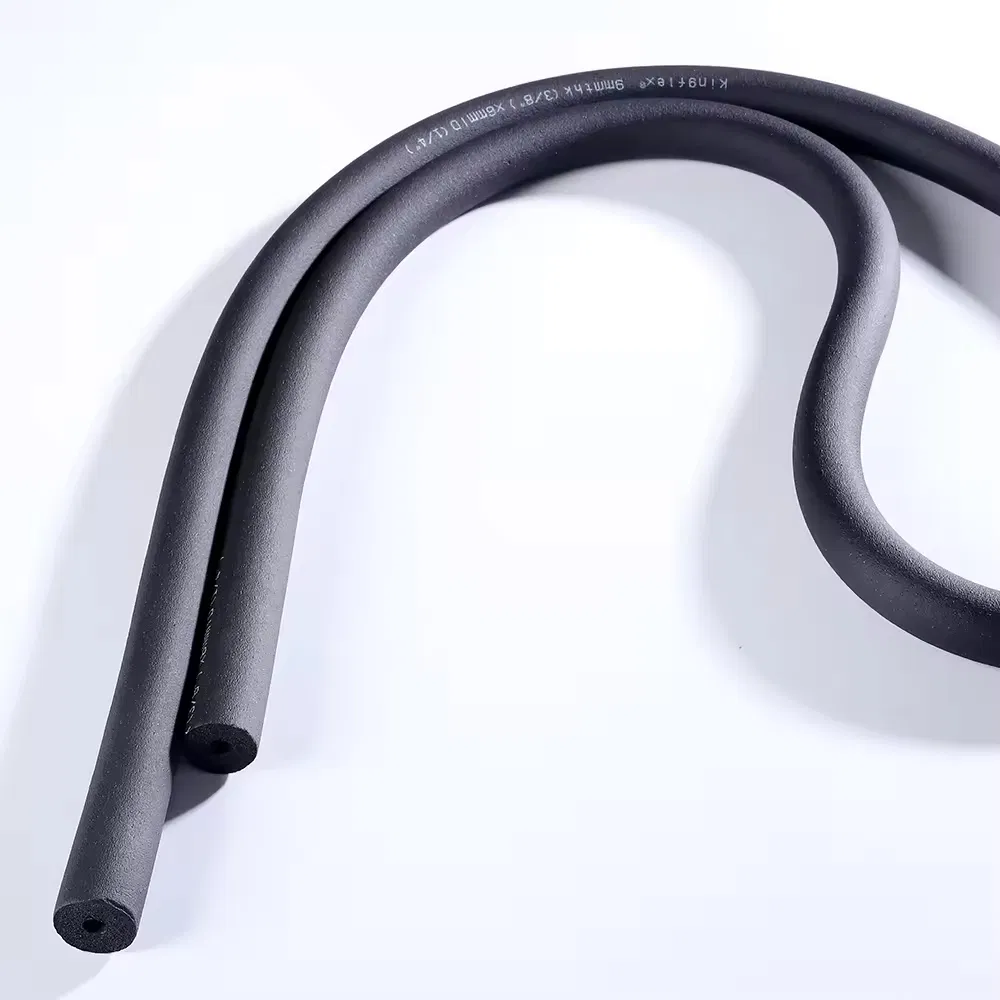 Rubber Foam Insulation Tube 30mm-80mm Flexible Pipe Cover for Air Conditioning and Ventilation Ducts